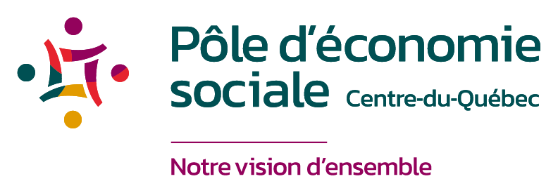 Logo du Pôle de l'économie sociale du Centre-du-Québec.